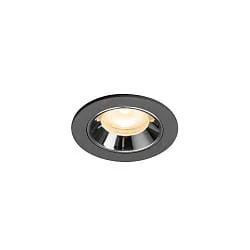 LED Deckeneinbauleuchte NUMINOS® XS, 6,9W, IP20, 55°, 2700K, 900lm, schwarz/chrom