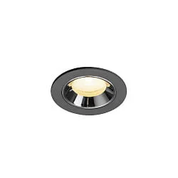 LED Deckeneinbauleuchte NUMINOS® XS, 6,9W, IP20, 20°, 3000K, 950lm, schwarz/chrom