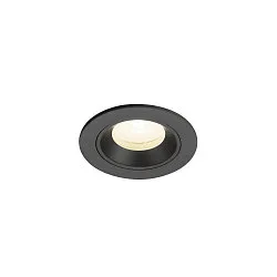 LED Deckeneinbauleuchte NUMINOS® XS, rund, 6,9W, IP20, dimmbar, 20°, 4000K, 1000lm, schwarz