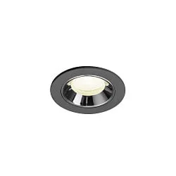 LED Deckeneinbauleuchte NUMINOS® XS, 6,9W, IP20, 20°, 4000K, 1000lm, schwarz/chrom