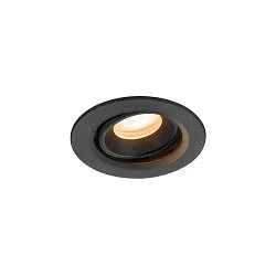 LED Deckeneinbauleuchte NUMINOS® MOVE XS, rund, 6,9W, IP20, dimmbar, 55°, 2700K, 900lm, schwarz