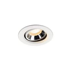 LED Deckeneinbauleuchte NUMINOS® MOVE XS, 6,9W, IP20, schwenkbar, 55°, 2700K, 900lm, weiß/chrom