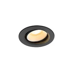 LED Deckeneinbauleuchte NUMINOS® MOVE XS, rund, 6,9W, IP20, dimmbar, 55°, 3000K, 950lm, schwarz/weiß