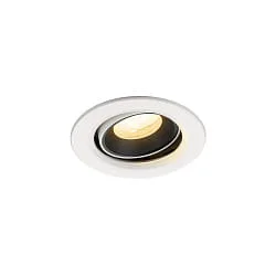 LED Deckeneinbauleuchte NUMINOS® MOVE XS, 6,9W, IP20, schwenkbar, 40°, 4000K, 1000lm, weiß/schwarz