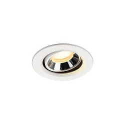 LED Deckeneinbauleuchte NUMINOS® MOVE XS, 6,9W, IP20, schwenkbar, 55°, 4000K, 1000lm, weiß/chrom