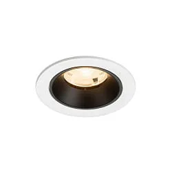LED Deckeneinbauleuchte NUMINOS® S, 6,7W, IP20, 20°, 2700K, 1000lm, weiß/schwarz