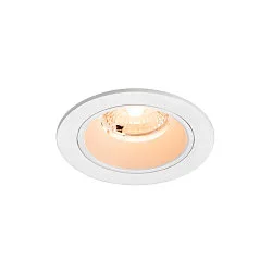 LED Deckeneinbauleuchte NUMINOS® S, rund,  6,7W, IP20, dimmbar, 40°, 2700K, 1000lm, weiß