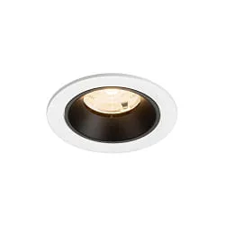 LED Deckeneinbauleuchte NUMINOS® S, 6,7W, IP20, 55°, 2700K, 1000lm, weiß/schwarz