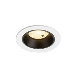 LED Deckeneinbauleuchte NUMINOS® S, 6,7W, IP20, 20°, 3000K, 1050lm, weiß/schwarz