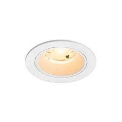 ceiling recessed luminaire NUMINOS® S round, suitable for VDU workstation IP20, white, lacquered dimmable
