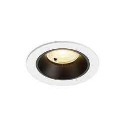 LED Deckeneinbauleuchte NUMINOS® S, 6,7W, IP20, 40°, 3000K, 1050lm, weiß/schwarz