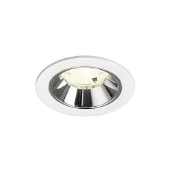 LED Deckeneinbauleuchte NUMINOS® S, 6,7W, IP20, 20°, 4000K, 1050lm, weiß/chrom