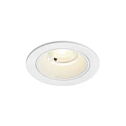 LED Deckeneinbauleuchte NUMINOS® S, rund, 6,7W, IP20, dimmbar, 40°, 4000K, 1050lm, weiß