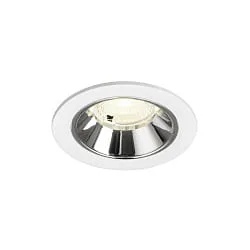 LED Deckeneinbauleuchte NUMINOS® S, 6,7W, IP20, 40°, 4000K, 1050lm, weiß/chrom