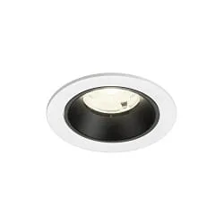 LED Deckeneinbauleuchte NUMINOS® S, 6,7W, IP20, 55°, 4000K, 1050lm, weiß/schwarz