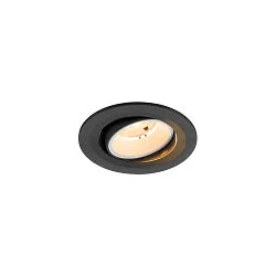 LED Deckeneinbauleuchte NUMINOS® MOVE S, rund, 6,7W, IP20, dimmbar, 20°, 2700K, 1000lm, schwarz/weiß