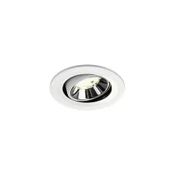 LED Deckeneinbauleuchte NUMINOS® MOVE S, 6,7W, IP20, schwenkbar, 55°, 4000K, 1050lm, weiß/chrom