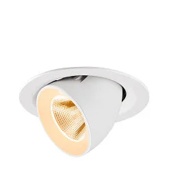 LED Deckeneinbaustrahler NUMINOS® GIMBLE M, 12W, IP20, dimmbar, 20°, 2700K, 1700lm, weiß