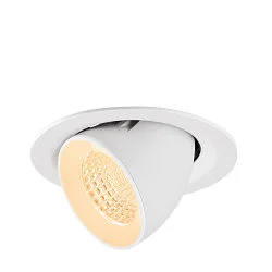 LED Deckeneinbaustrahler NUMINOS® GIMBLE M, 12W, IP20, dimmbar, 55°, 2700K, 1700lm, weiß