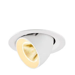 LED Deckeneinbaustrahler NUMINOS® GIMBLE M, 12W, IP20, dimmbar, 20°, 3000K, 1800lm, weiß