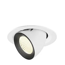 LED Deckeneinbaustrahler NUMINOS® GIMBLE M, 12W, IP20, schwenkbar, 40°, 4000K, 1900lm, weiß/schwarz