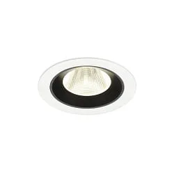 ceiling recessed luminaire NUMINOS® M suitable for VDU workstation IP20, black, white dimmable
