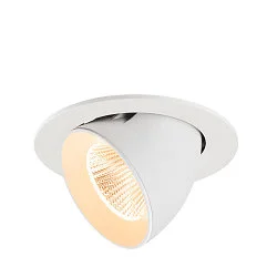 LED Deckeneinbaustrahler NUMINOS® GIMBLE L, rund, 17W, IP20, dimmbar, 40°, 2700K, 2400lm, weiß