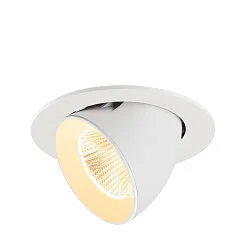 LED Deckeneinbaustrahler NUMINOS® GIMBLE L, rund, 17W, IP20, dimmbar, 40°, 3000K, 2500lm, weiß