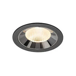 LED Deckeneinbauleuchte NUMINOS® L, 17W, IP20, 40°, 2700K, 2400lm, schwarz/chrom
