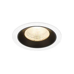 LED Deckeneinbauleuchte NUMINOS® L, 17W, IP20, 55°, 2700K, 2400lm, weiß/schwarz