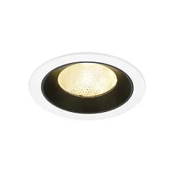 LED Deckeneinbauleuchte NUMINOS® L, 17W, IP20, 20°, 3000K, 2500lm, weiß/schwarz