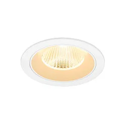 LED Deckeneinbauleuchte NUMINOS® L, rund, 17W, IP20, dimmbar, 40°, 3000K, 2500lm, weiß