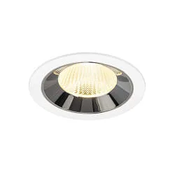 LED Deckeneinbauleuchte NUMINOS® L, 17W, IP20, 40°, 3000K, 2500lm, weiß/chrom