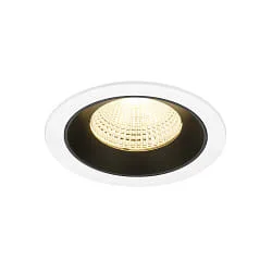 LED Deckeneinbauleuchte NUMINOS® L, 17W, IP20, 55°, 3000K, 2500lm, weiß/schwarz