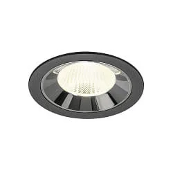 LED Deckeneinbauleuchte NUMINOS® L, 17W, IP20, 40°, 4000K, 2700lm, schwarz/chrom