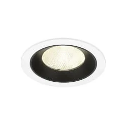 LED Deckeneinbauleuchte NUMINOS® L, 17W, IP20, 20°, 4000K, 2700lm, weiß/schwarz