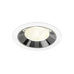 LED Deckeneinbauleuchte NUMINOS® L, 17W, IP20, 20°, 4000K, 2700lm, weiß/chrom