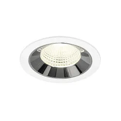 LED Deckeneinbauleuchte NUMINOS® L, 17W, IP20, 55°, 4000K, 2700lm, weiß/chrom
