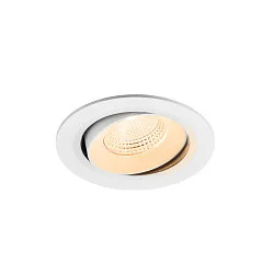 LED Deckeneinbauleuchte NUMINOS® MOVE L, rund, 17W, IP20, dimmbar, 55°, 2700K, 2400lm, weiß