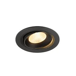LED Deckeneinbauleuchte NUMINOS® MOVE L, rund, 17W, IP20, dimmbar, 40°, 3000K, 2500lm, schwarz