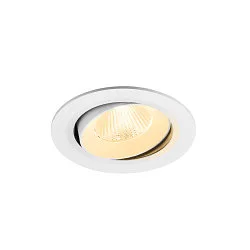 ceiling recessed luminaire NUMINOS® MOVE L round, suitable for VDU workstation IP20, white, lacquered dimmable