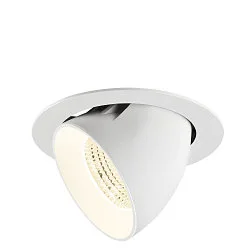LED Deckeneinbaustrahler NUMINOS® GIMBLE XL, 24W, IP20, dimmbar, 55°, 4000K, 3800lm, weiß