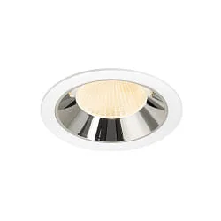 LED Deckeneinbauleuchte NUMINOS® XL, 24W, IP20, 20°, 2700K, 3500lm, weiß/chrom