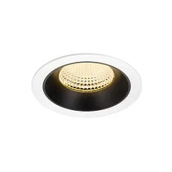 LED Deckeneinbauleuchte NUMINOS® XL, 24W, IP20, 55°, 3000K, 3600lm, weiß/schwarz