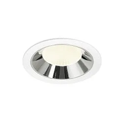 LED Deckeneinbauleuchte NUMINOS® XL, 24W, IP20, 20°, 4000K, 3800lm, weiß/chrom