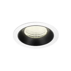LED Deckeneinbauleuchte NUMINOS® XL, 24W, IP20, 55°, 4000K, 3800lm, weiß/schwarz