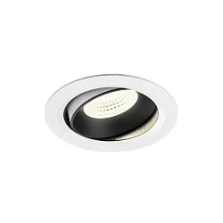 LED Deckeneinbauleuchte NUMINOS® MOVE XL, 24W, IP20, schwenkbar, 55°, 4000K, 3800lm, weiß/schwarz