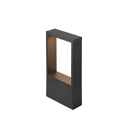 Outdoor LED-Stehleuchte FLATT II 36, IP65 IK03, 36cm, 10W 2700K 650lm, Seeluft-beständig, dimmbar, schwarz