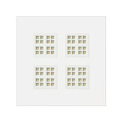 grid luminaire PAVANNO 625 45 WB WH DALI DALI controllable, CCT Switch, UGR < 19, multipower IP20, white dimmable