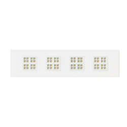 grid luminaire PAVANNO 1200/300 45 WB WH DALI DALI controllable, CCT Switch, UGR < 19, multipower IP20, white dimmable